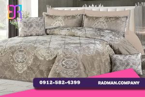 قیمت عمده روتختی عروس مخمل جدید