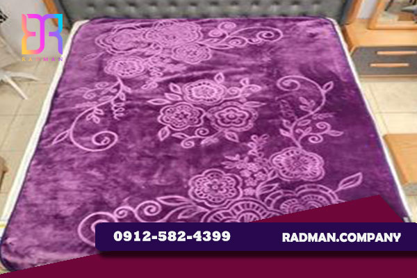 پخش عمده پتو نیکو بافت تک رنگ