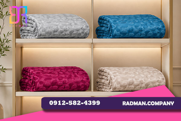 پتوی مسافرتی طرح سنگی (مجیک)